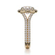 Michael M Prong Round Engagement Ring