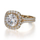 Michael M Prong Round Engagement Ring