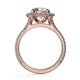 Michael M Prong Round Engagement Ring