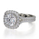 Michael M Prong Round Engagement Ring