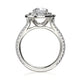 Michael M Prong Oval Engagement Ring