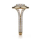Michael M Prong Oval Engagement Ring