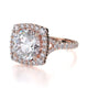 Michael M Prong Round Engagement Ring