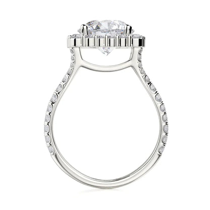 Michael M Prong Round Engagement Ring