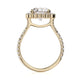 Michael M Prong Round Engagement Ring