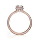 Michael M Pave Round Engagement Ring