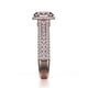 Michael M Pave Round Engagement Ring