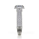 Michael M Pave Round Engagement Ring