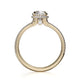 Michael M Pave Round Engagement Ring