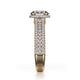 Michael M Pave Round Engagement Ring
