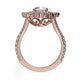 Michael M Prong Oval Engagement Ring