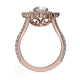 Michael M Prong Oval Engagement Ring
