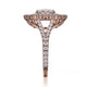 Michael M Prong Oval Engagement Ring