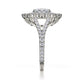 Michael M Prong Oval Engagement Ring