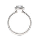 Michael M Halo Cushion Engagement Ring