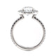Michael M Prong Oval Engagement Ring