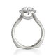 Michael M Center Stone Prong Round Engagement Ring