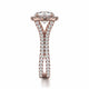 Michael M Center Stone Prong Round Engagement Ring