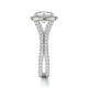 Michael M Center Stone Prong Round Engagement Ring