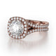 Michael M Center Stone Prong Round Engagement Ring
