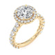 Michael M Halo Round Engagement Ring