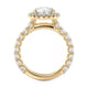 Michael M Halo Round Engagement Ring