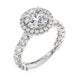 Michael M Halo Round Engagement Ring