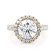 Michael M Halo Round Engagement Ring