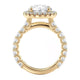Michael M Halo Round Engagement Ring
