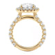 Michael M Halo Round Engagement Ring