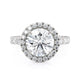 Michael M Halo Round Engagement Ring