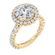 Michael M Halo Round Engagement Ring