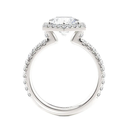 Michael M Halo Engagement Ring