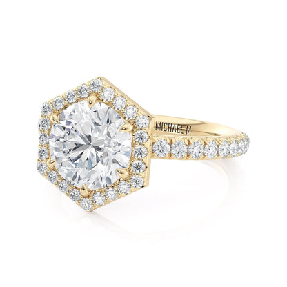 Michael M Halo Engagement Ring