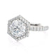 Michael M Halo Engagement Ring