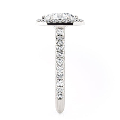 Michael M Halo Engagement Ring