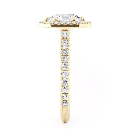 Michael M Halo Engagement Ring