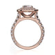 Michael M Prong Round Engagement Ring