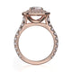 Michael M Prong Round Engagement Ring