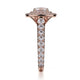 Michael M Prong Round Engagement Ring