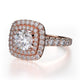 Michael M Prong Round Engagement Ring