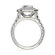 Michael M Prong Round Engagement Ring