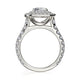 Michael M Prong Round Engagement Ring