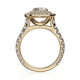 Michael M Prong Round Engagement Ring