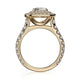 Michael M Prong Round Engagement Ring