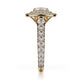 Michael M Prong Round Engagement Ring