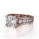 Michael M Pavé Round Engagement Ring