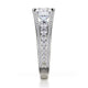 Michael M Pave Round Engagement Ring