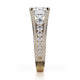 Michael M Pave Round Engagement Ring