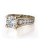 Michael M Pave Round Engagement Ring